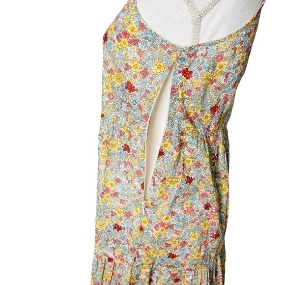 We Are Kindred Tiered Midi Dress White Floral NWT - Picture 9 of 14